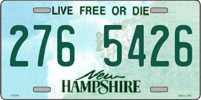 NH license plate 2765426