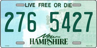 NH license plate 2765427