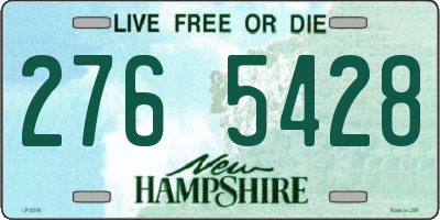 NH license plate 2765428