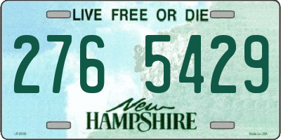 NH license plate 2765429