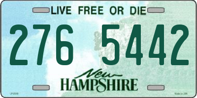 NH license plate 2765442