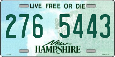 NH license plate 2765443