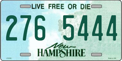NH license plate 2765444