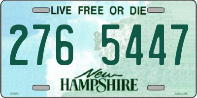 NH license plate 2765447