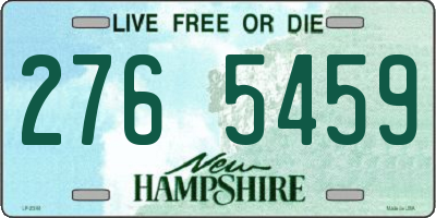 NH license plate 2765459