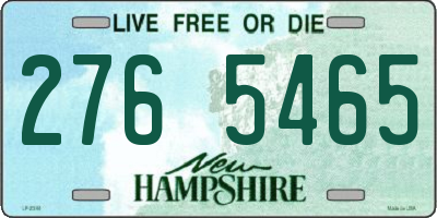 NH license plate 2765465