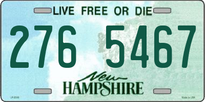 NH license plate 2765467