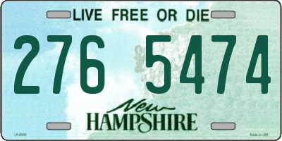 NH license plate 2765474