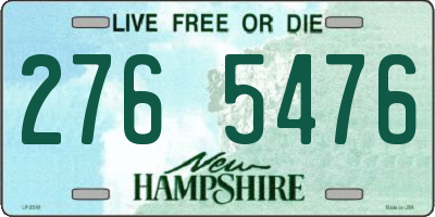 NH license plate 2765476