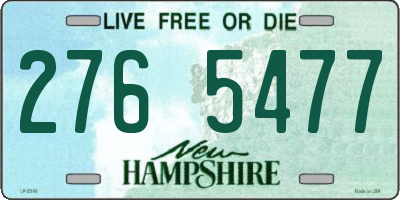 NH license plate 2765477