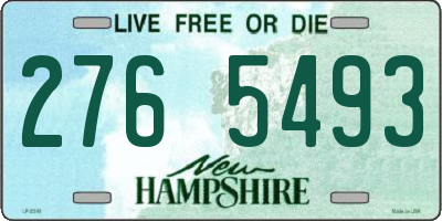 NH license plate 2765493