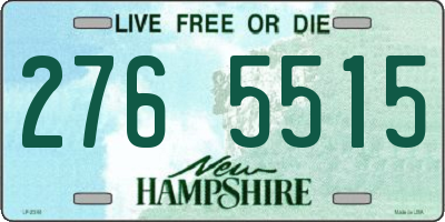 NH license plate 2765515