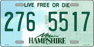 NH license plate 2765517