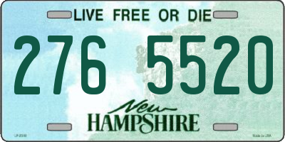 NH license plate 2765520