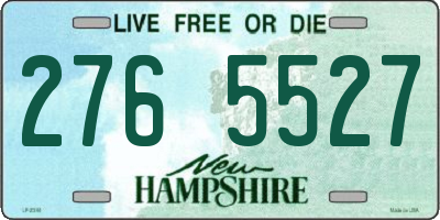 NH license plate 2765527