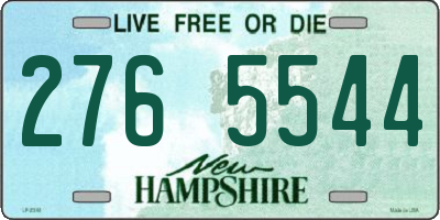 NH license plate 2765544