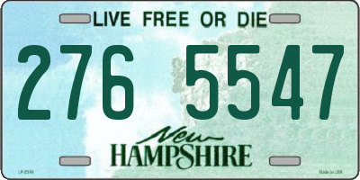 NH license plate 2765547
