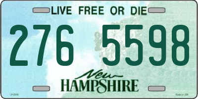 NH license plate 2765598