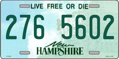 NH license plate 2765602