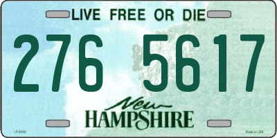 NH license plate 2765617