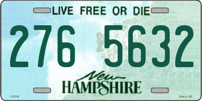 NH license plate 2765632