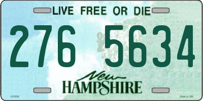 NH license plate 2765634