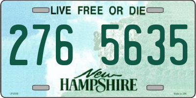 NH license plate 2765635