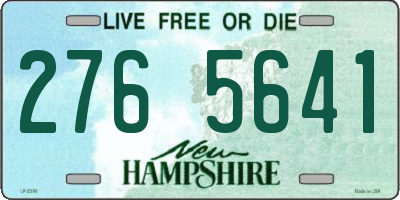NH license plate 2765641