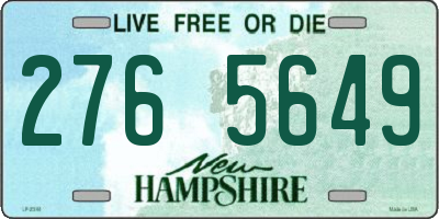 NH license plate 2765649
