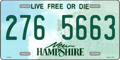 NH license plate 2765663