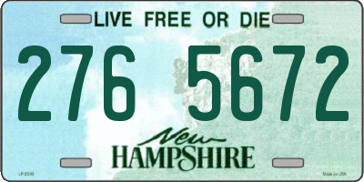 NH license plate 2765672
