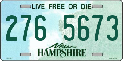 NH license plate 2765673