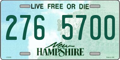 NH license plate 2765700