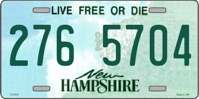 NH license plate 2765704