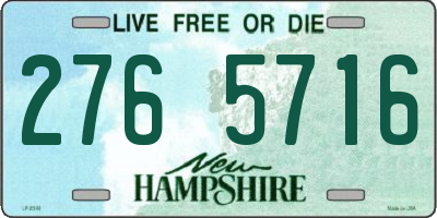 NH license plate 2765716