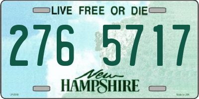 NH license plate 2765717
