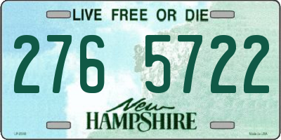 NH license plate 2765722