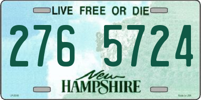 NH license plate 2765724
