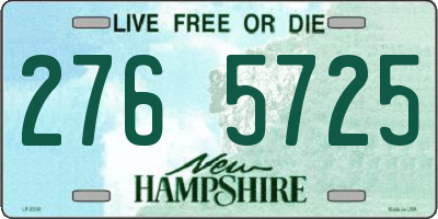 NH license plate 2765725