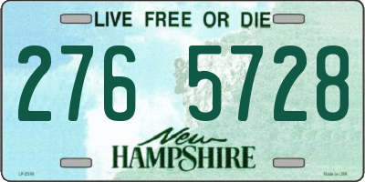 NH license plate 2765728