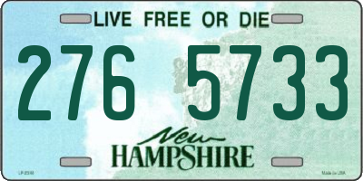 NH license plate 2765733