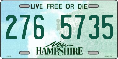 NH license plate 2765735