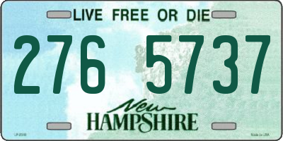 NH license plate 2765737