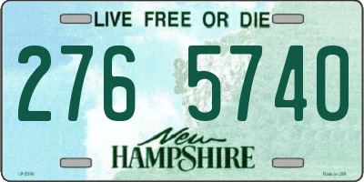 NH license plate 2765740
