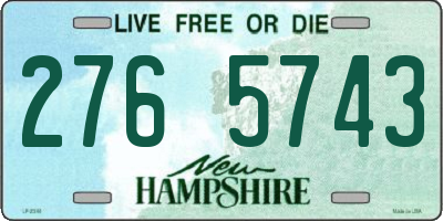 NH license plate 2765743