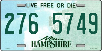 NH license plate 2765749