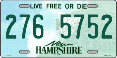 NH license plate 2765752