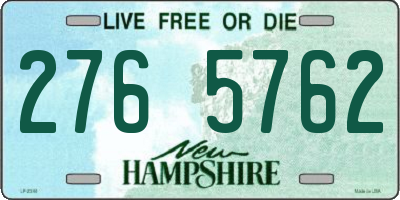 NH license plate 2765762
