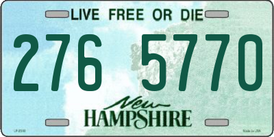 NH license plate 2765770