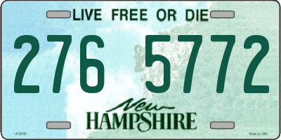 NH license plate 2765772